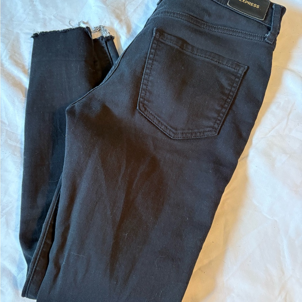 Express Black Skinny Jeans - Express